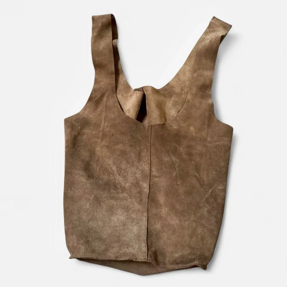 Sundance Italian leather suede slouchy hobo bag - Picture 2 of 8